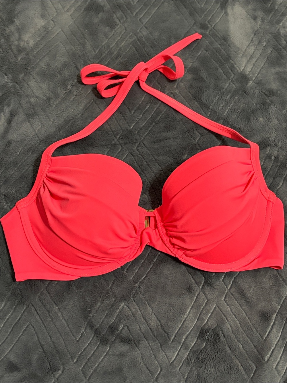 Padded halter bikini top